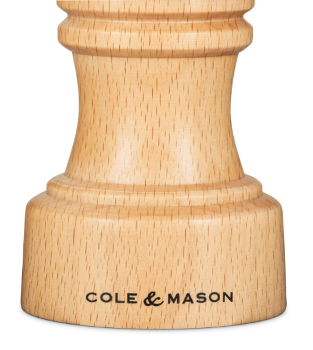 Cole & Mason The Hoxton Pepper Mill – Natural Beech – 4.2" / 10.5 cm by Kitchen Niche