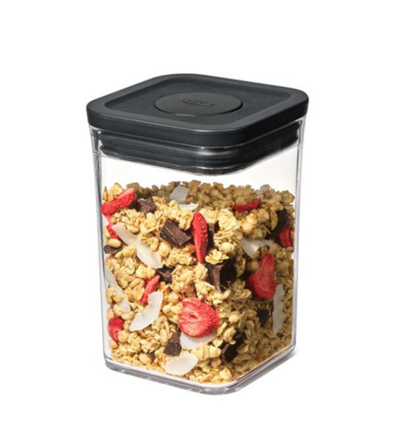 OXO POP Small Square Short Container 1L Black