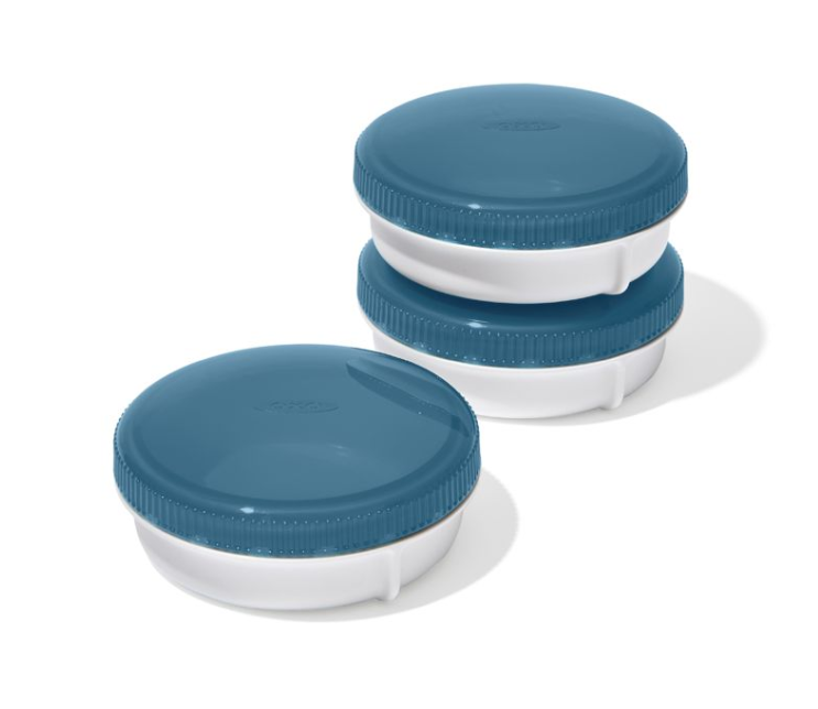 OXO Prep and Go Condiment Containers 3-Pack Blue