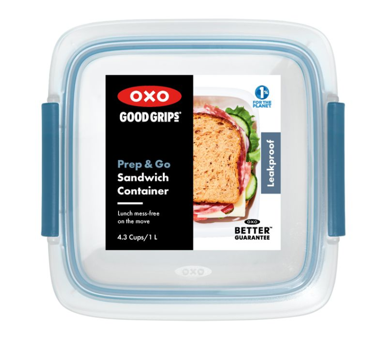 OXO Prep and Go Sandwich Container Blue