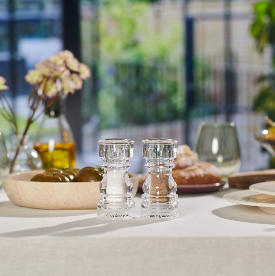 Cole & Mason London Pepper or Salt Shaker – Acrylic – 5" / 13 cm