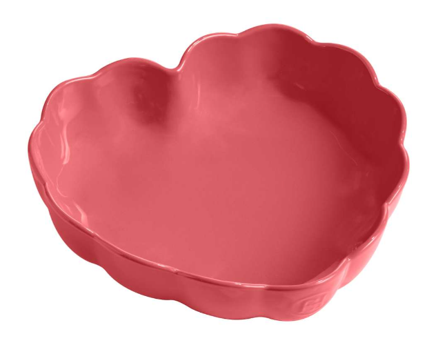 Emile Henry Madeleine Heart Dish – Rose Candy – 26.5 x 24.5 x 6.5 cm – 1.8 L Emile Henry by Kitchen Niche