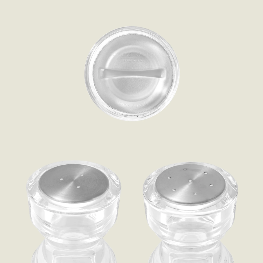 Cole & Mason London Mini Pepper & Salt Shaker Gift Set – Acrylic – 3" / 9 cm