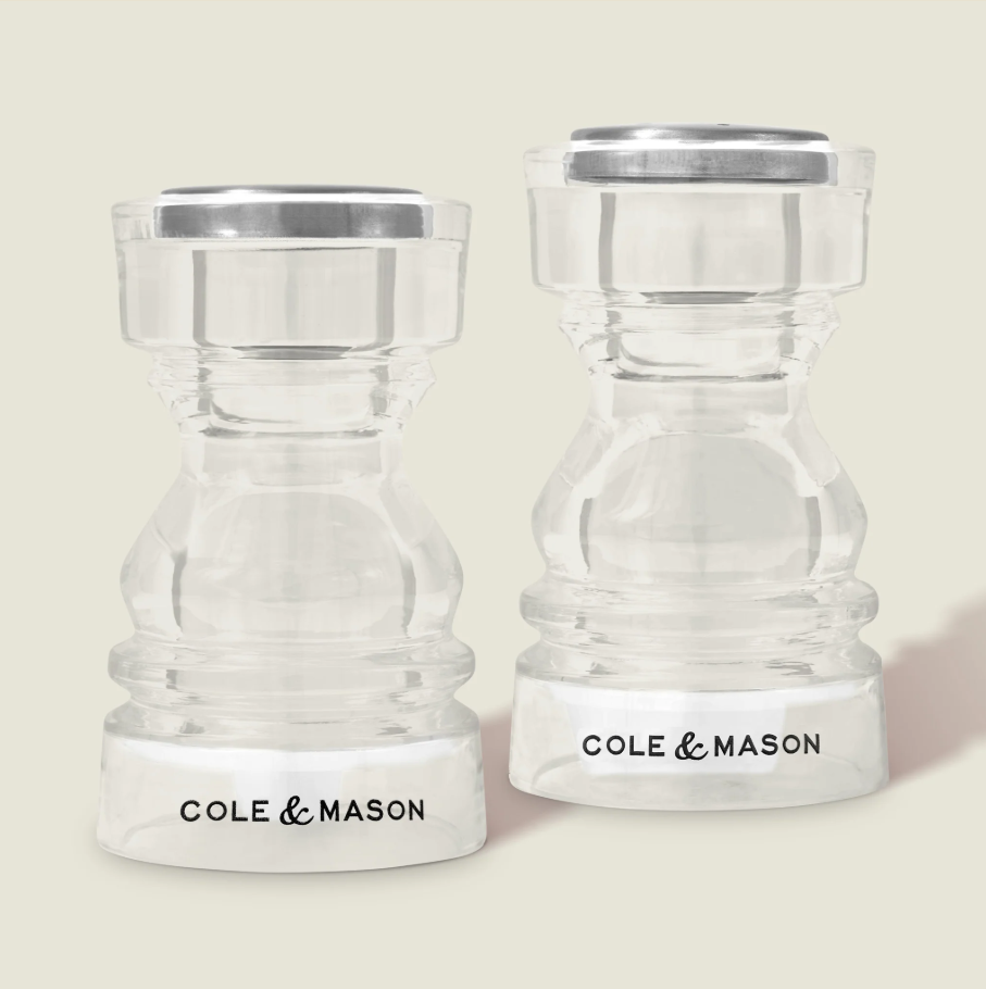 Cole & Mason London Mini Pepper & Salt Shaker Gift Set – Acrylic – 3" / 9 cm