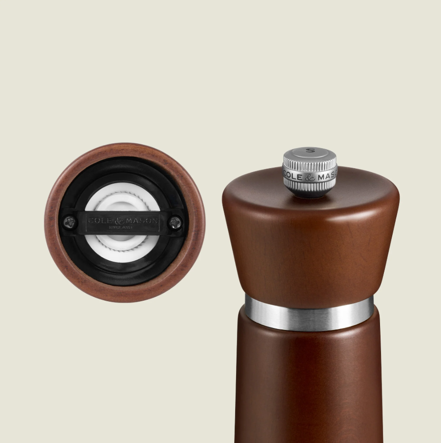Cole & Mason Millbank Pepper Mill – Chestnut Beech Wood – 7" / 18 cm