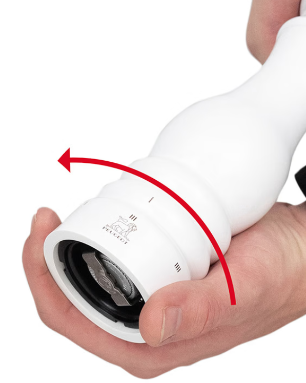 Peugeot Paris u'Select White Lacquer 40cm Pepper Mill by Kitchen Niche