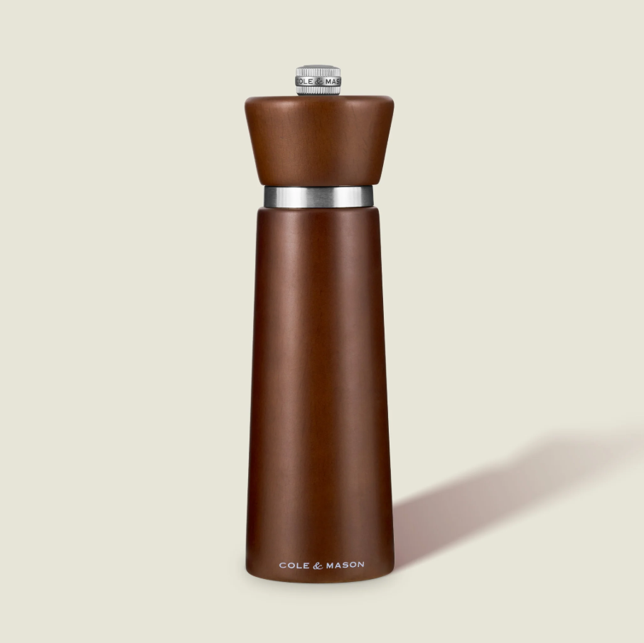 Cole &amp; Mason Millbank Pepper Mill – Chestnut Beech Wood – 7&quot; / 18 cm