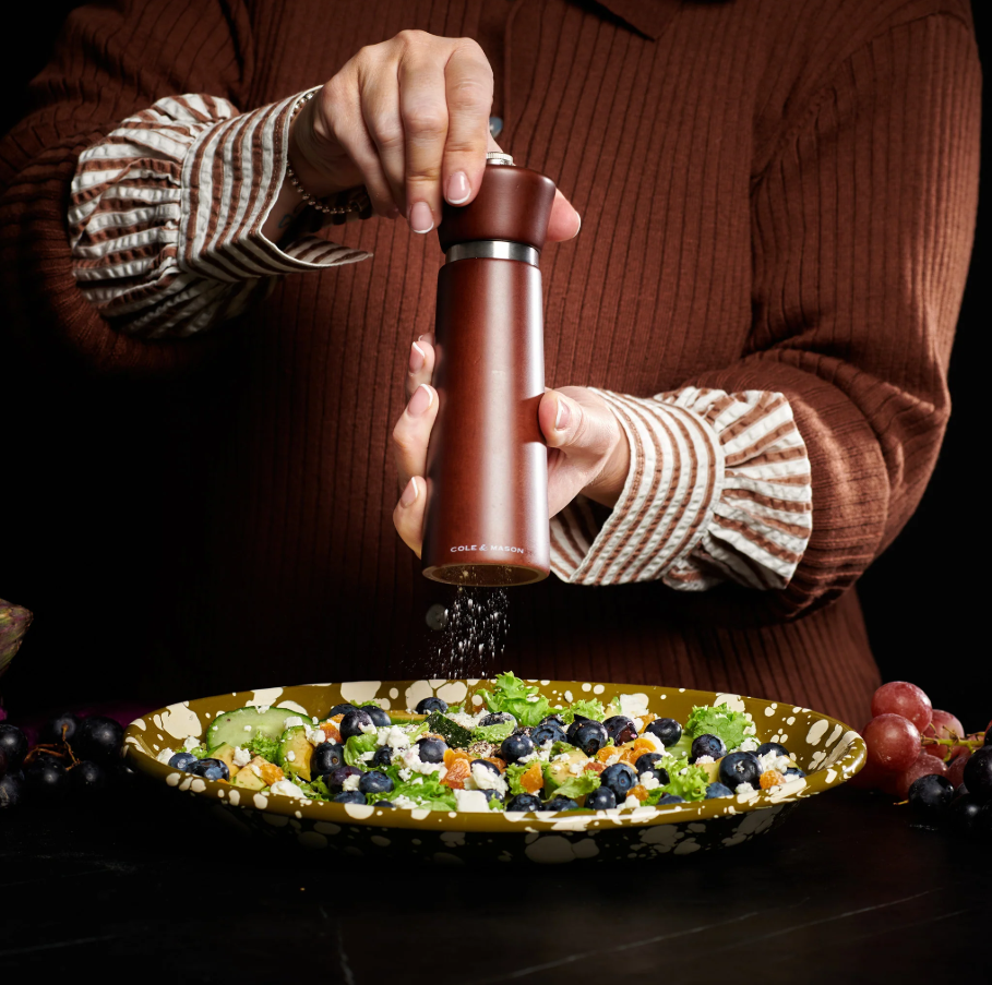 Cole & Mason Millbank Salt Mill – Chestnut Beech Wood – 7" / 18 cm