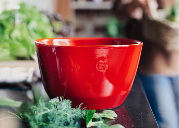 Emile Henry Salad Bowl – S – Burgundy (Grand Cru) – Ø 19 cm – H 12 cm – 2 L Emile Henry by Kitchen Niche
