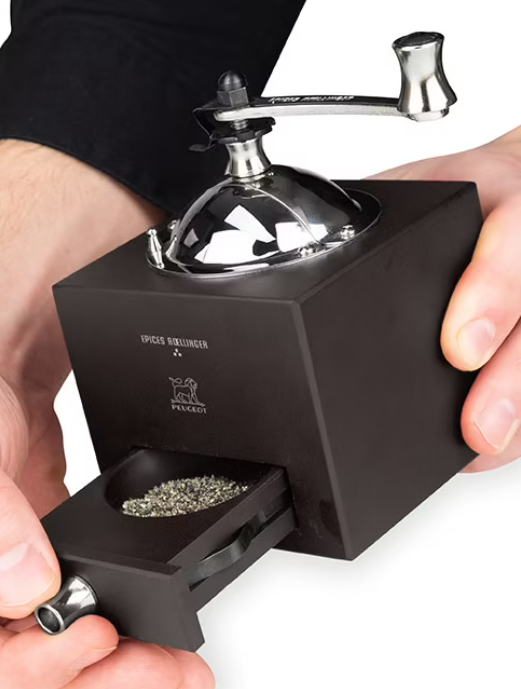 Peugeot Olivier Roellinger Chocolate Pepper Mill by Kitchen Niche