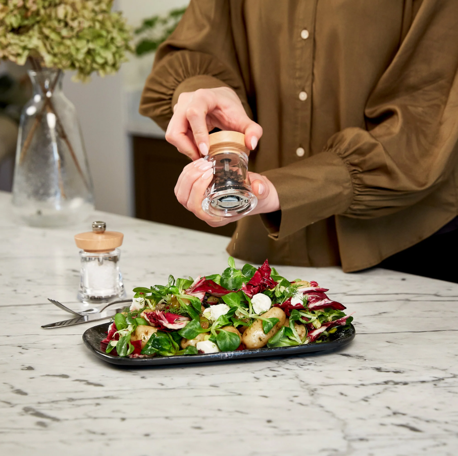 Cole & Mason Holborn Pepper Mill – Natural Beech – Acrylic/Wood – Filled