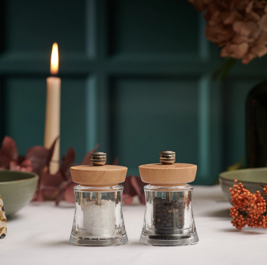 Cole & Mason Holborn Pepper Mill – Natural Beech – Acrylic/Wood – Filled