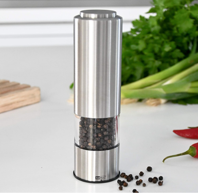 AdHoc Pepmatik Electric Salt and Pepper Mill Set – 7.28" / 18.5 cm