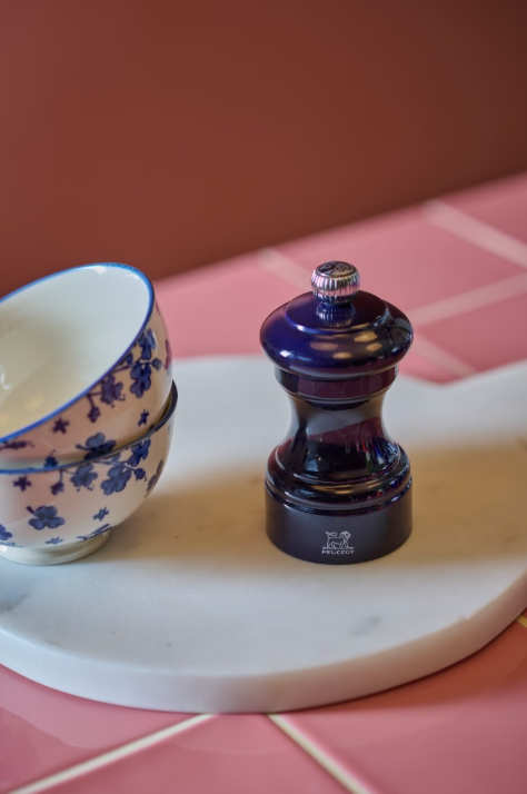 Peugeot Bistro Blue Lacquer Pepper Mill - 10 cm / 4"