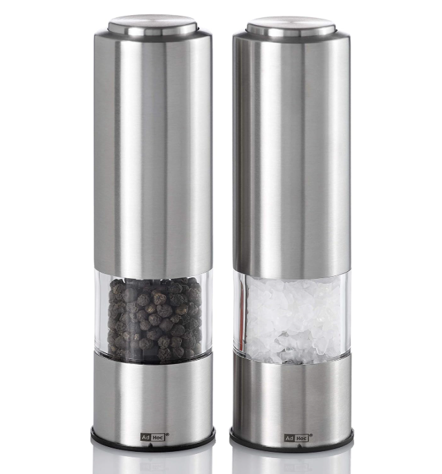 AdHoc Pepmatik Electric Salt and Pepper Mill Set – 7.28" / 18.5 cm