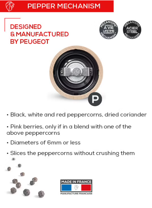 Peugeot Madras u'Select Chocolate 16cm Pepper Mill by Kitchen Niche