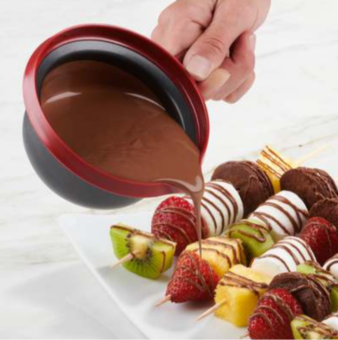 Trudeau Electric Chocolate Fondue Set Trudeau by Kitchen Niche