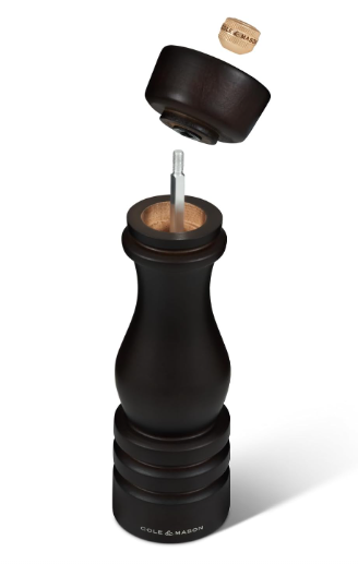 Cole & Mason The London Collection Salt & Pepper Mill Gift Set – Chocolate Wood – 8.5" / 22 cm by Kitchen Niche