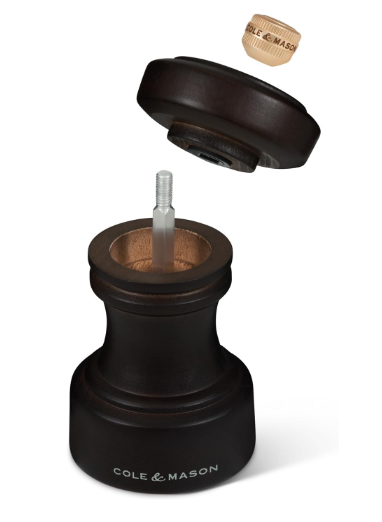 Cole & Mason The Hoxton Salt Mill – Chocolate Wood – 4.2" / 10.5 cm by Kitchen Niche