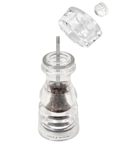 Cole & Mason The London Collection Salt & Pepper Mill Gift Set – Acrylic – 7" / 18 cm by Kitchen Niche