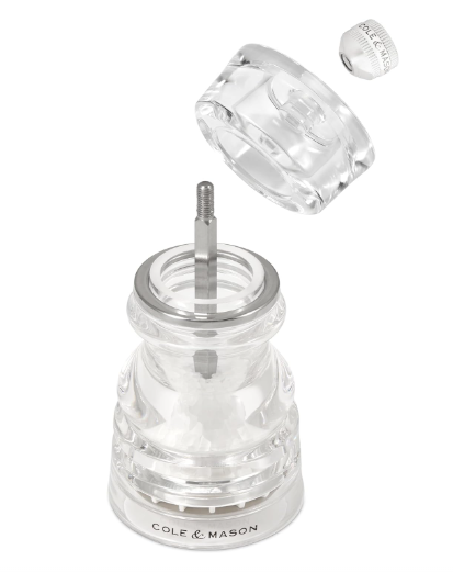 Cole & Mason The London Collection Salt Mill – Acrylic – 5" / 13 cm by Kitchen Niche
