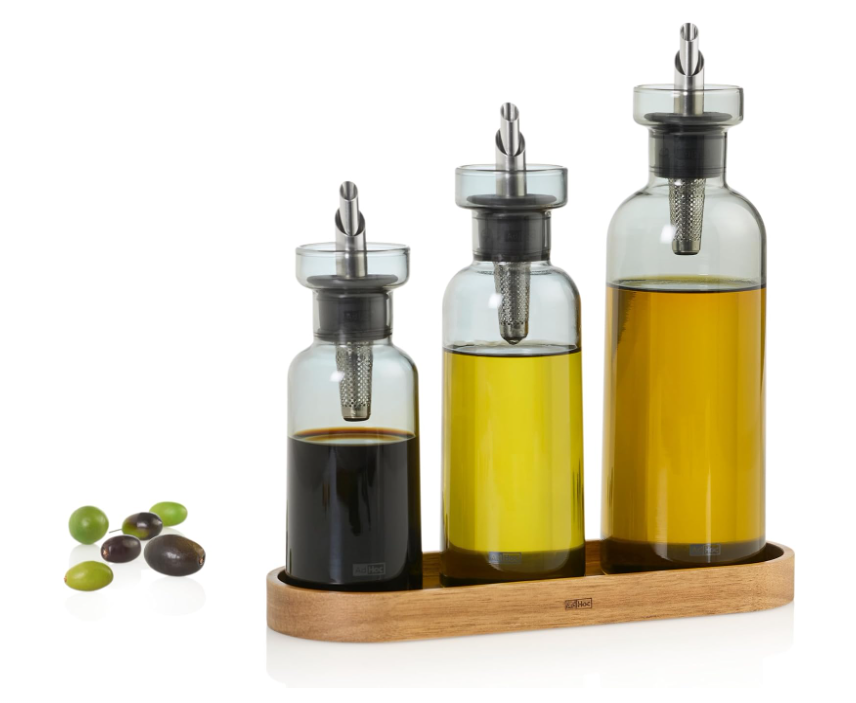 AdHoc Aromapour Oil and Vinegar Dispenser Set – 300 ml
