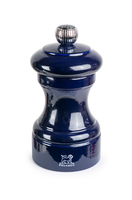 Peugeot Bistro Blue Lacquer Pepper Mill - 10 cm / 4"