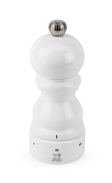 Peugeot Paris u'Select White Lacquer 13cm Salt Mill by Kitchen Niche