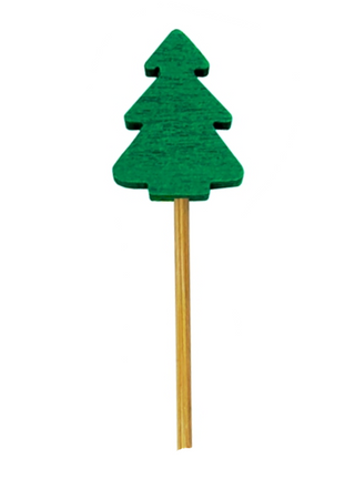 Natural Living Christmas Party Picks – Box of 20 - Christmas Tree