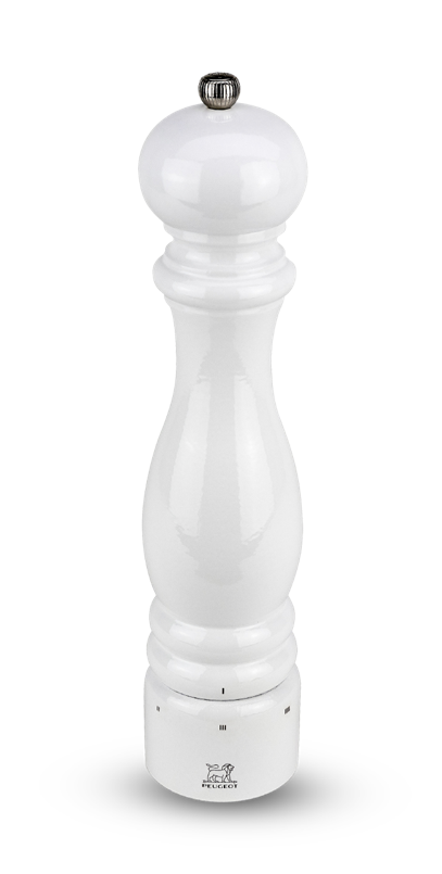 Peugeot Paris u&#39;Select White Lacquer 30cm Salt Mill by Kitchen Niche