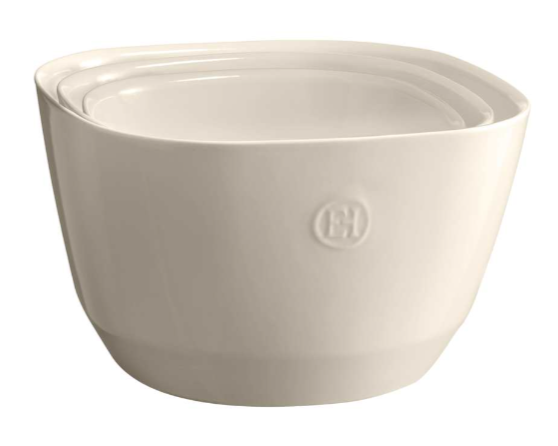 Emile Henry Salad Bowl – M – Clay (Argile) – Ø 22 cm – H 14 cm – 3.5 L Emile Henry by Kitchen Niche