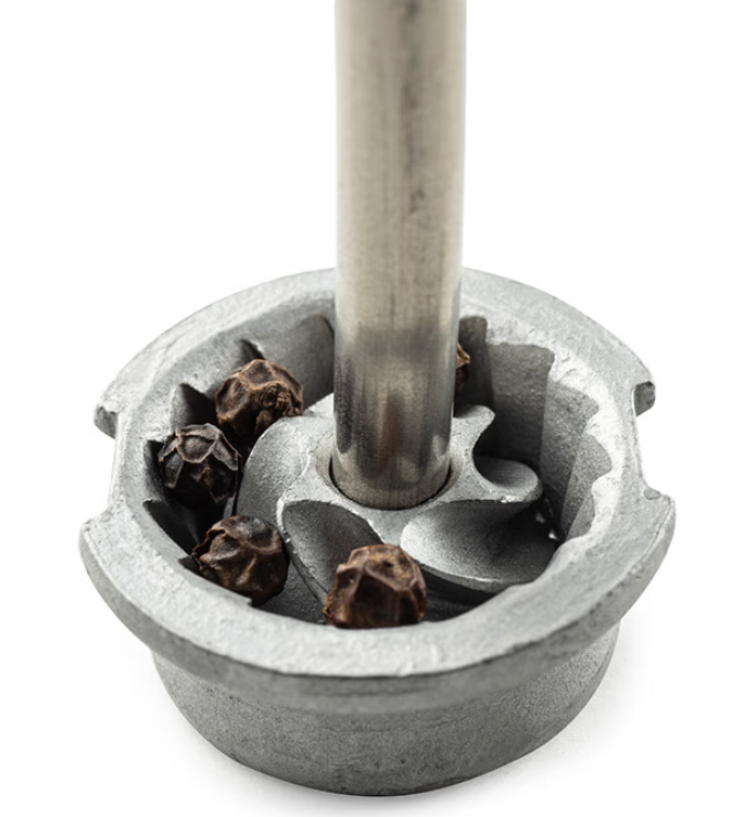 Peugeot Molene White 14cm Pepper Mill by Kitchen Niche
