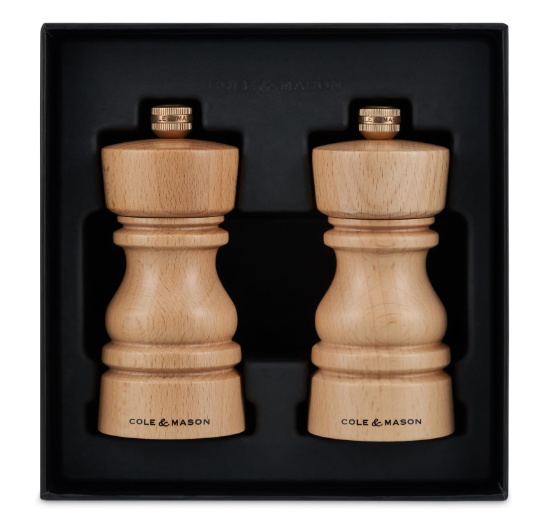 Cole & Mason The London Collection Salt & Pepper Mill Gift Set – Acrylic – 5" / 13 cm by Kitchen Niche