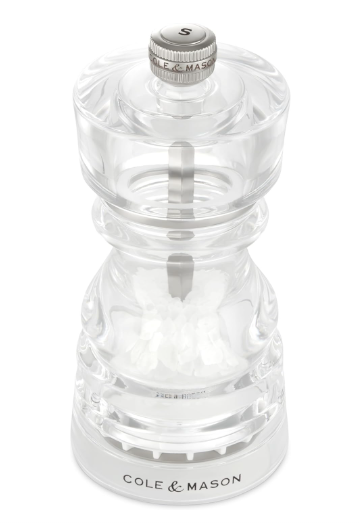 Cole & Mason The London Collection Salt Mill – Acrylic – 5" / 13 cm by Kitchen Niche