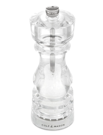 Cole & Mason The London Collection Salt Mill – Acrylic – 7" / 18 cm by Kitchen Niche