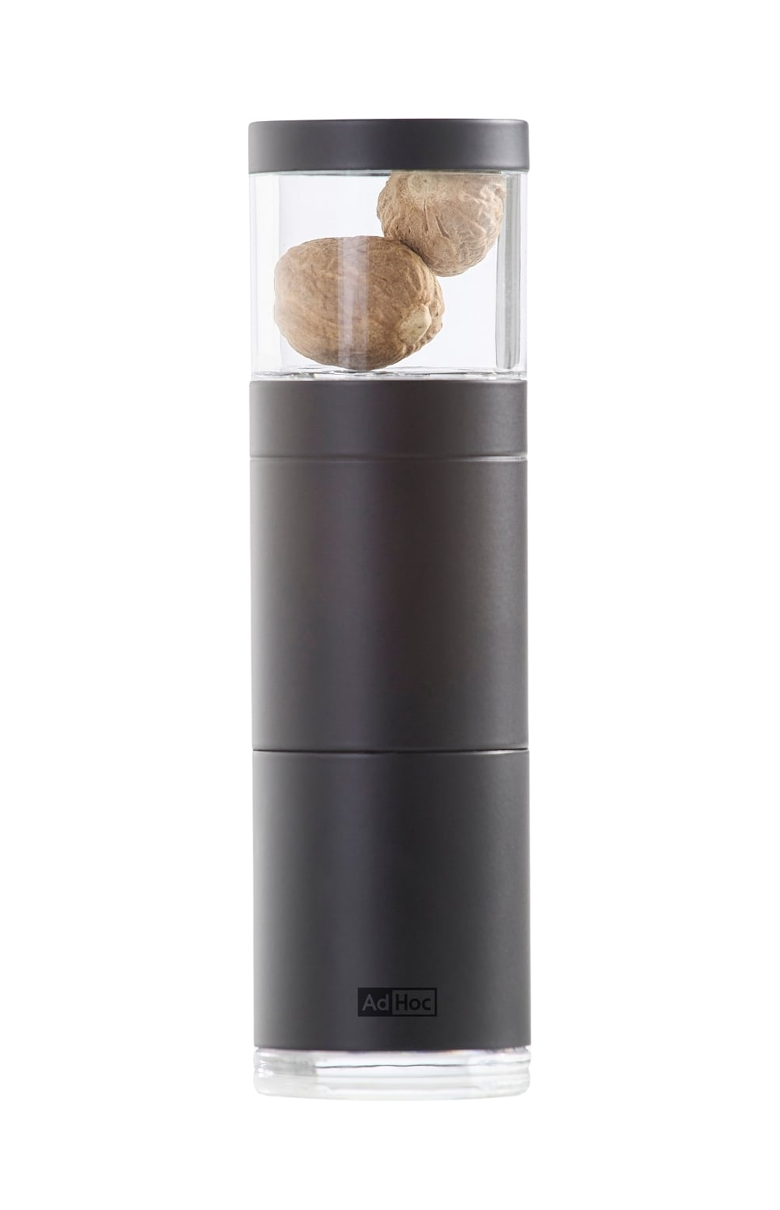 AdHoc Muskatino Nutmeg Mill – Black Stainless Steel