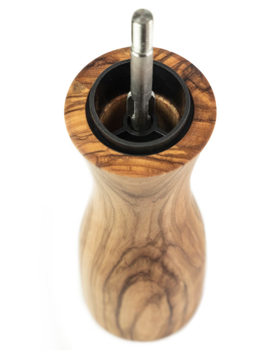 Peugeot Fidji Olive Wood 15cm Pepper Mill by Kitchen Niche