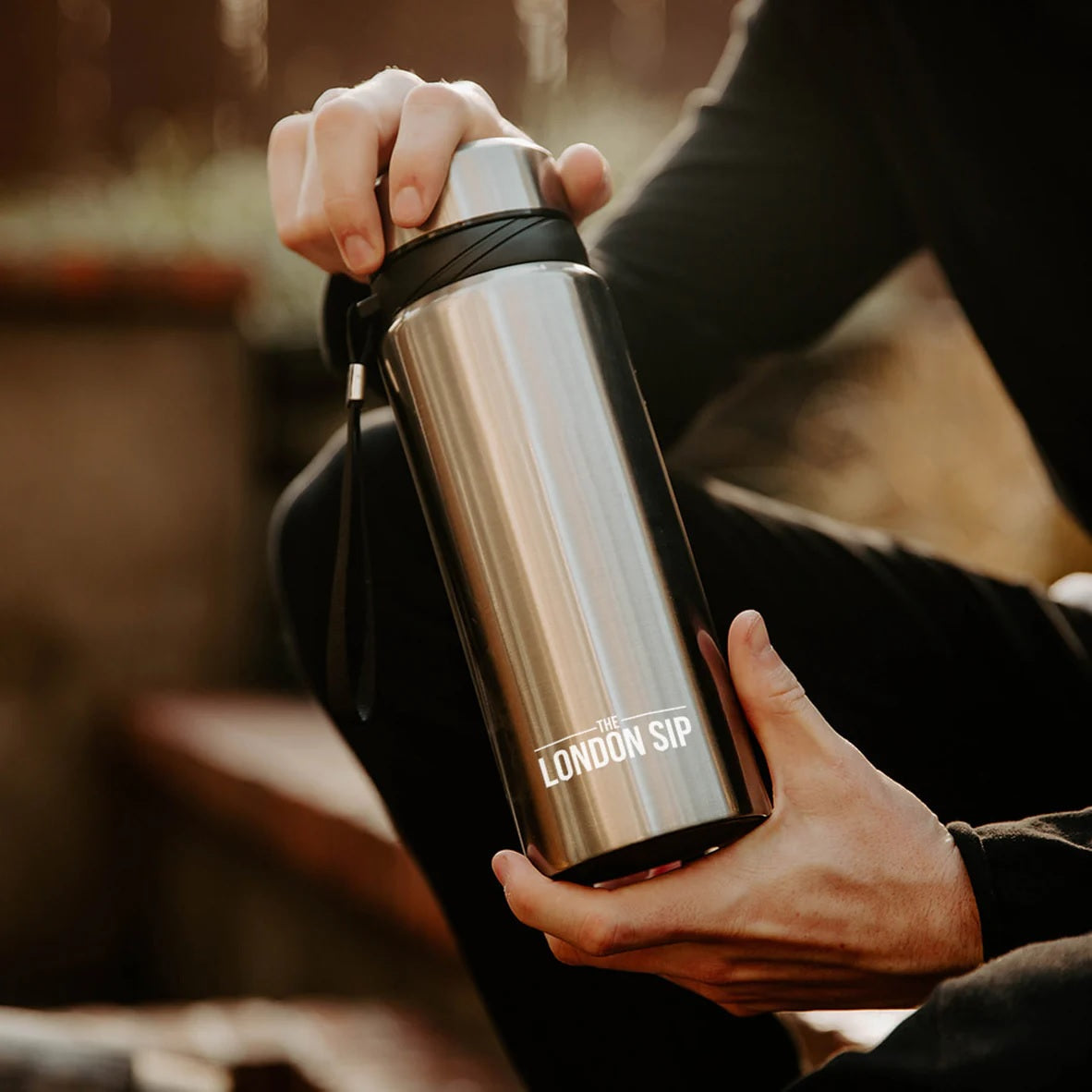 London Sip Tea Infuser Bottle 25 oz / 750 ml London Sip by Kitchen Niche