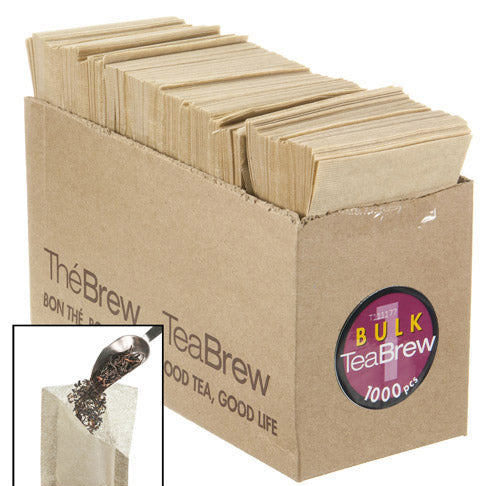 Tea Brew #1 Biodegradable Loose Leaf Tea Filters — 1 Cup Pack of 1,000 by Kitchen Niche