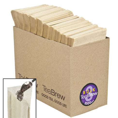 Tea Brew #3 Biodegradable Loose Leaf Tea Filters — 3-5 Cup Pack of 1,000 by Kitchen Niche