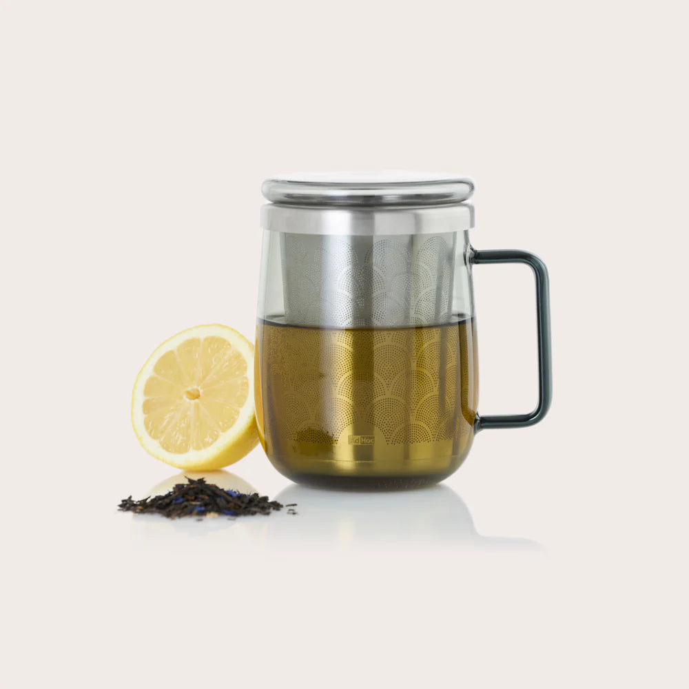 AdHoc Yuna Tea Glass with Infuser and Handle