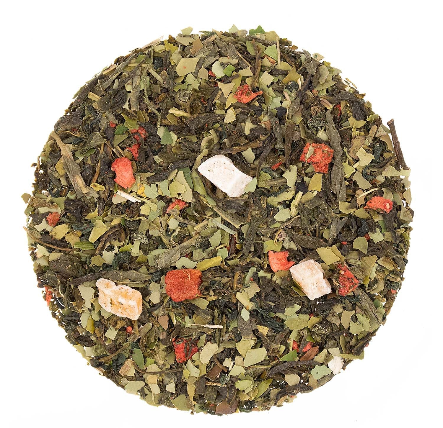 Metropolitan Tea Jet Lag Awake Strawberry Wellness Loose Leaf Tea 1.1 lbs