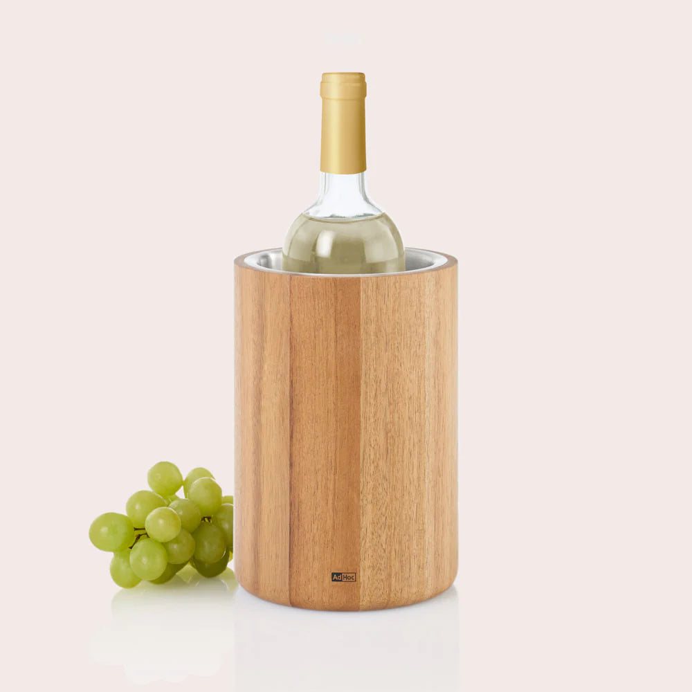 AdHoc Vine Wine & Champagne Cooler – Acacia Wood