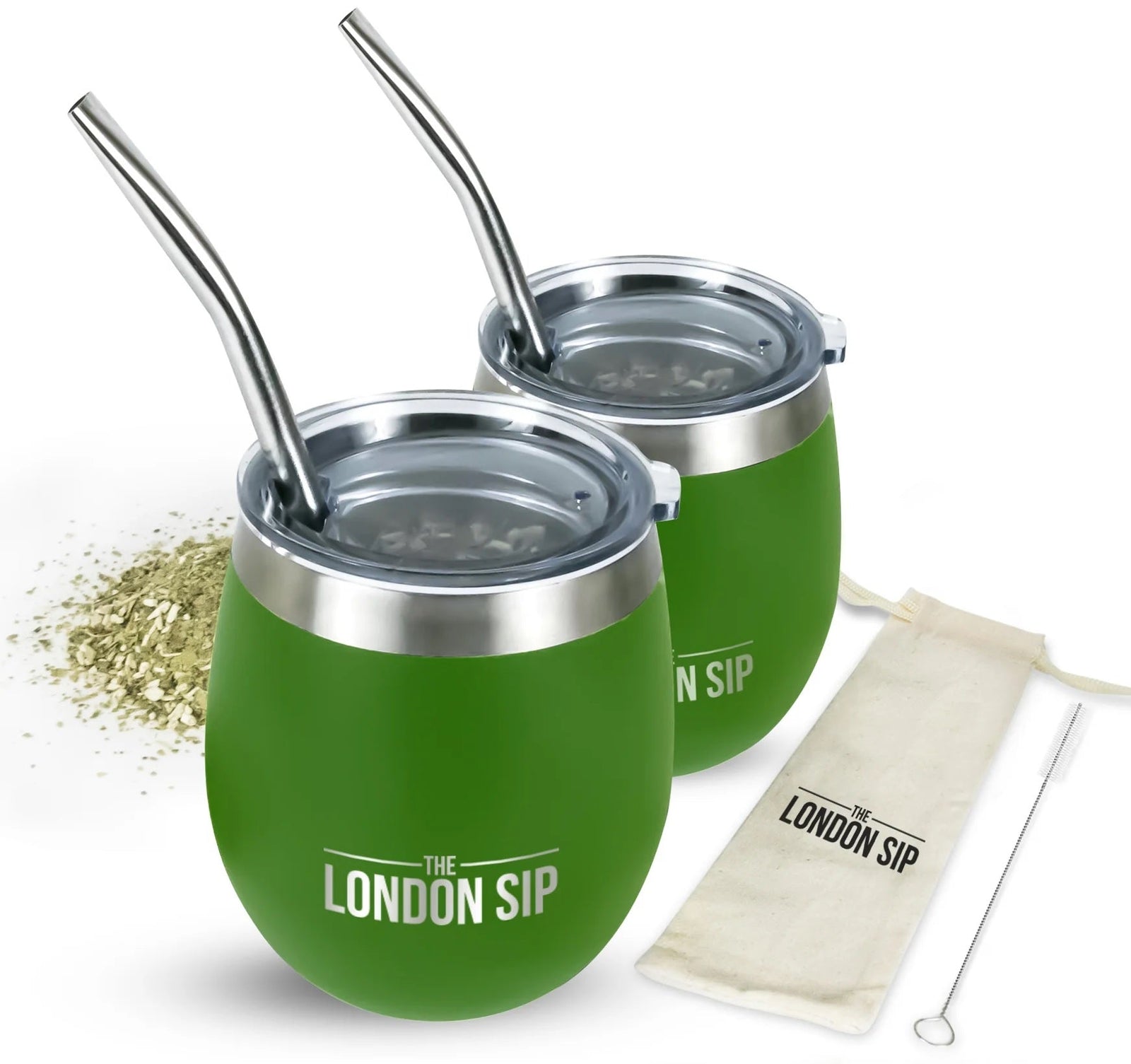 London Sip Yerba Mate Cup 8 oz / 250 ml (Set of 2) London Sip by Kitchen Niche