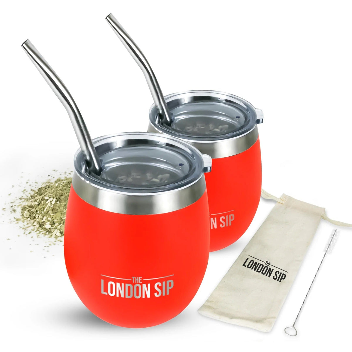 London Sip Yerba Mate Cup 8 oz / 250 ml (Set of 2) London Sip by Kitchen Niche