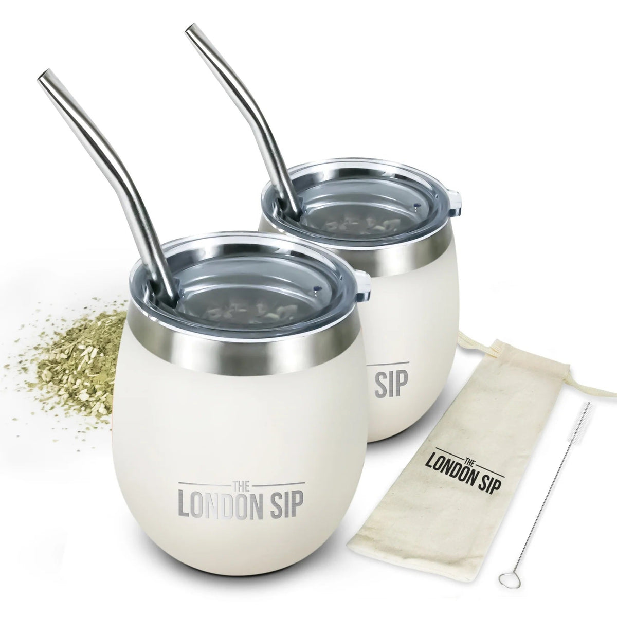 London Sip Yerba Mate Cup 8 oz / 250 ml (Set of 2) London Sip by Kitchen Niche