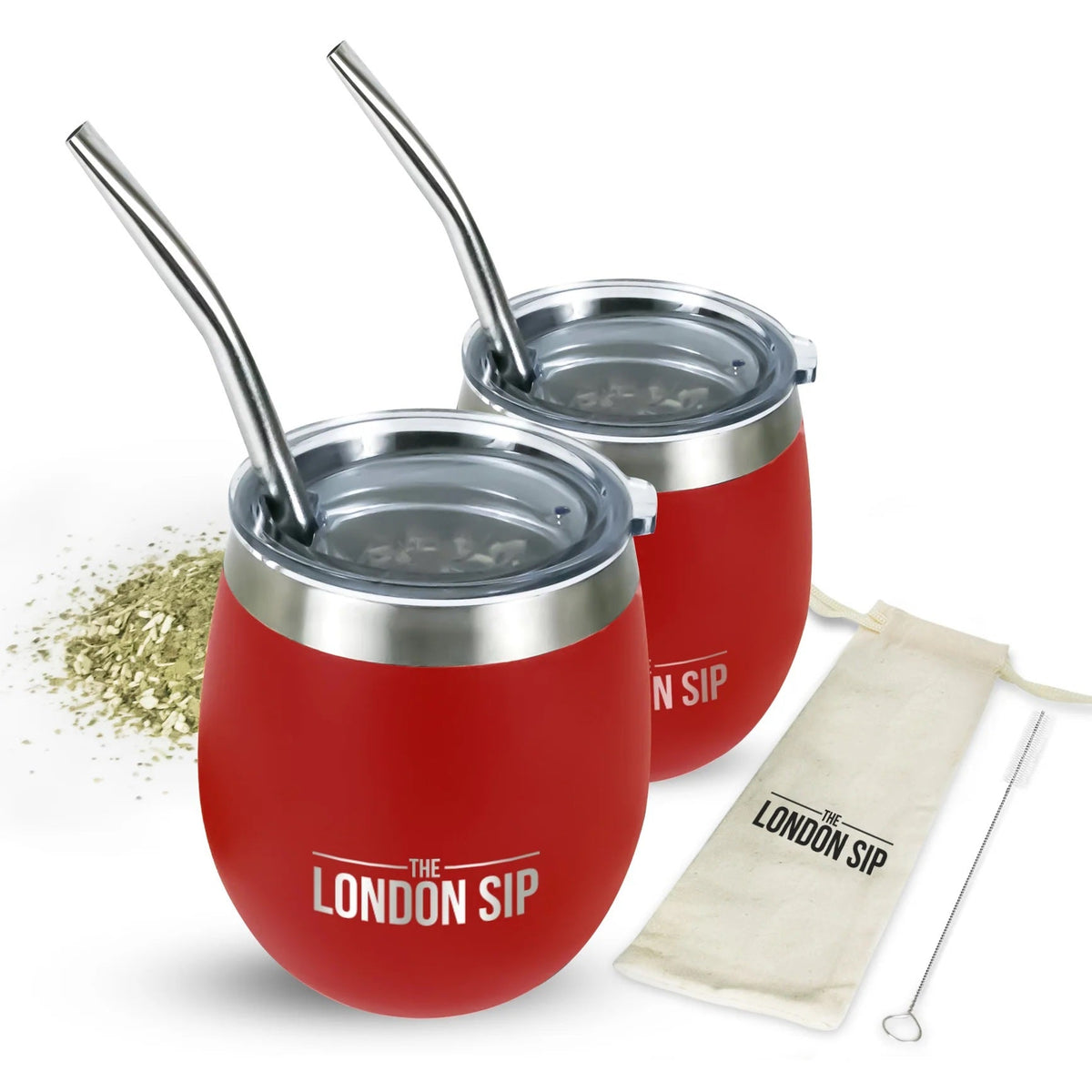 London Sip Yerba Mate Cup 8 oz / 250 ml (Set of 2) London Sip by Kitchen Niche