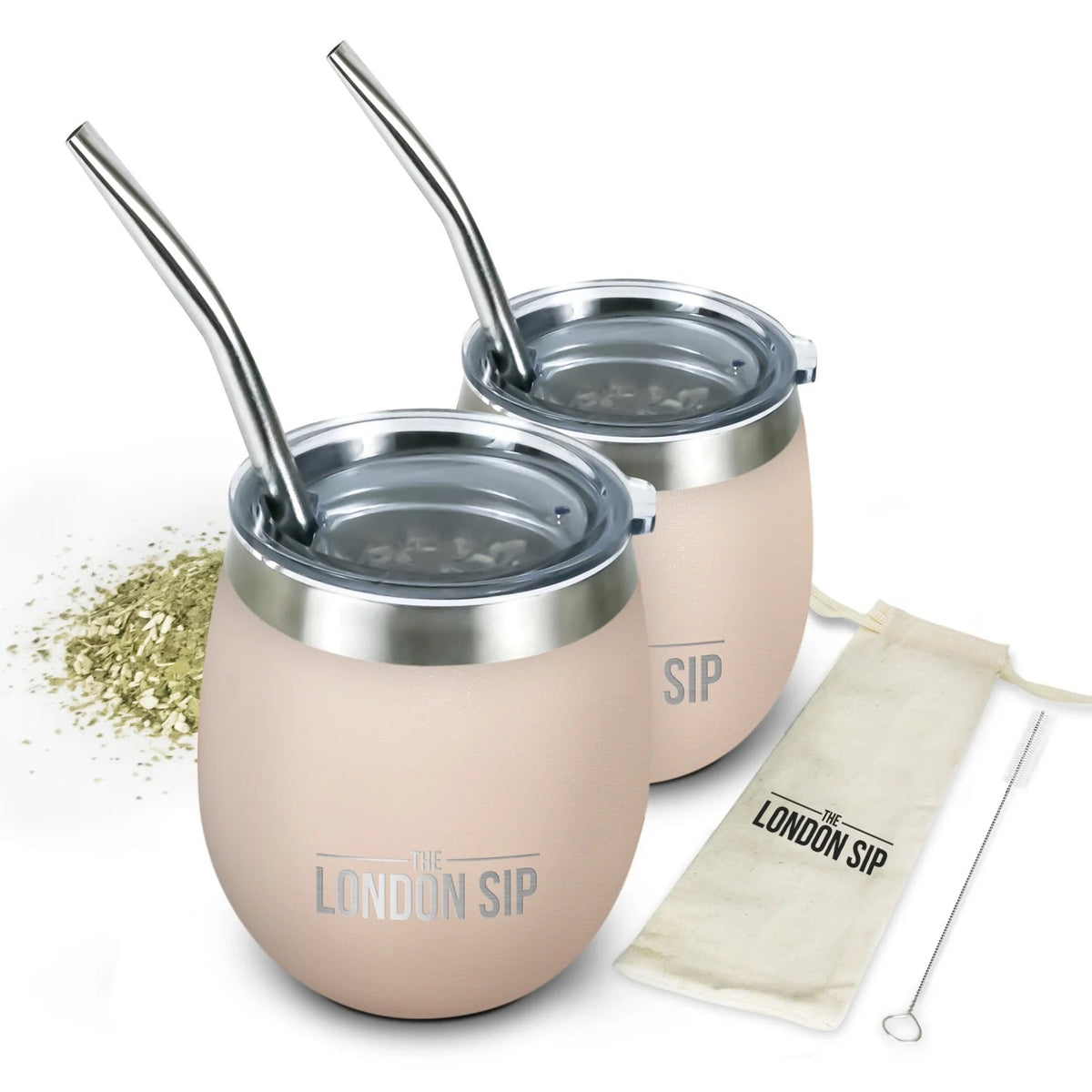 London Sip Yerba Mate Cup 8 oz / 250 ml (Set of 2) London Sip by Kitchen Niche