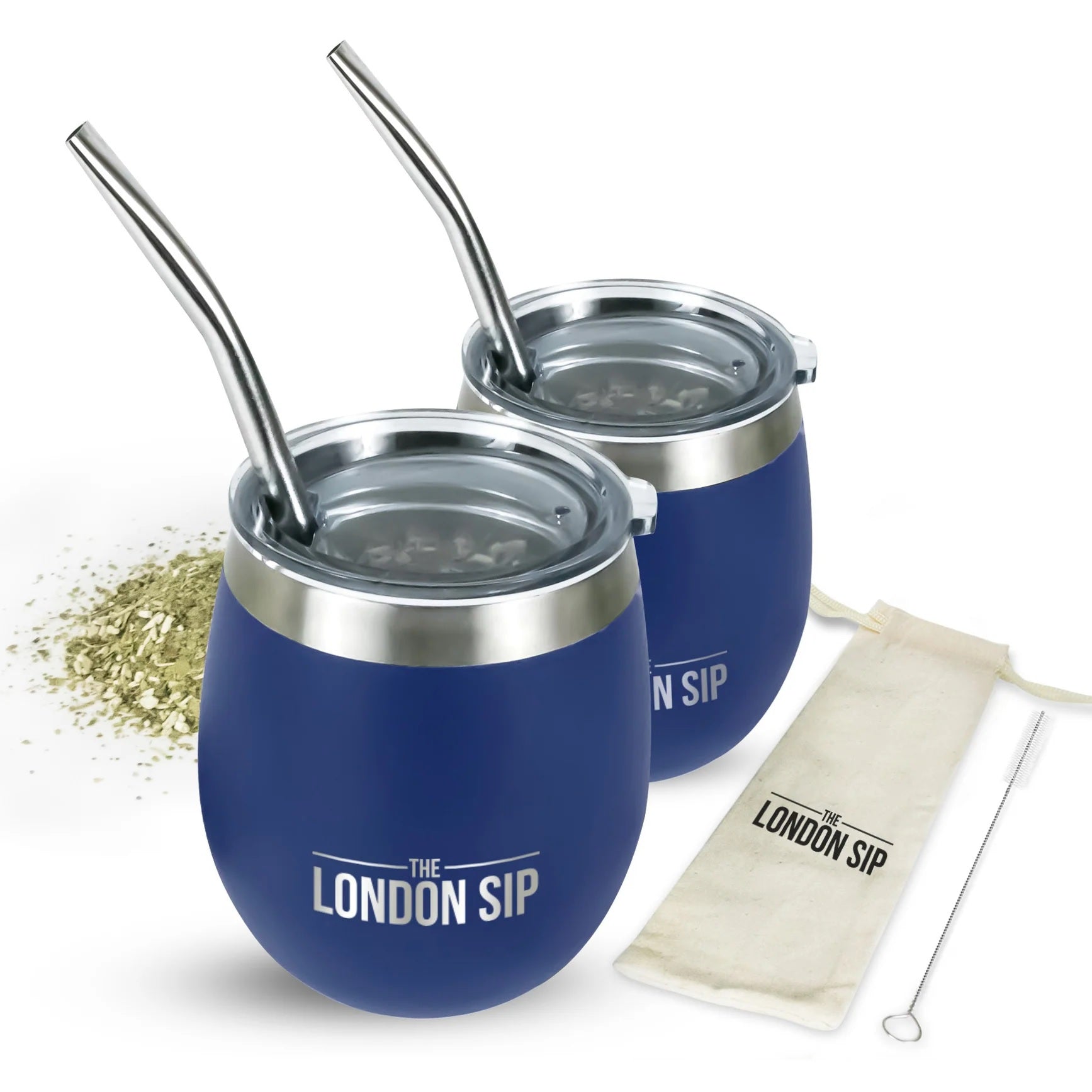 London Sip Yerba Mate Cup 8 oz / 250 ml (Set of 2) London Sip by Kitchen Niche