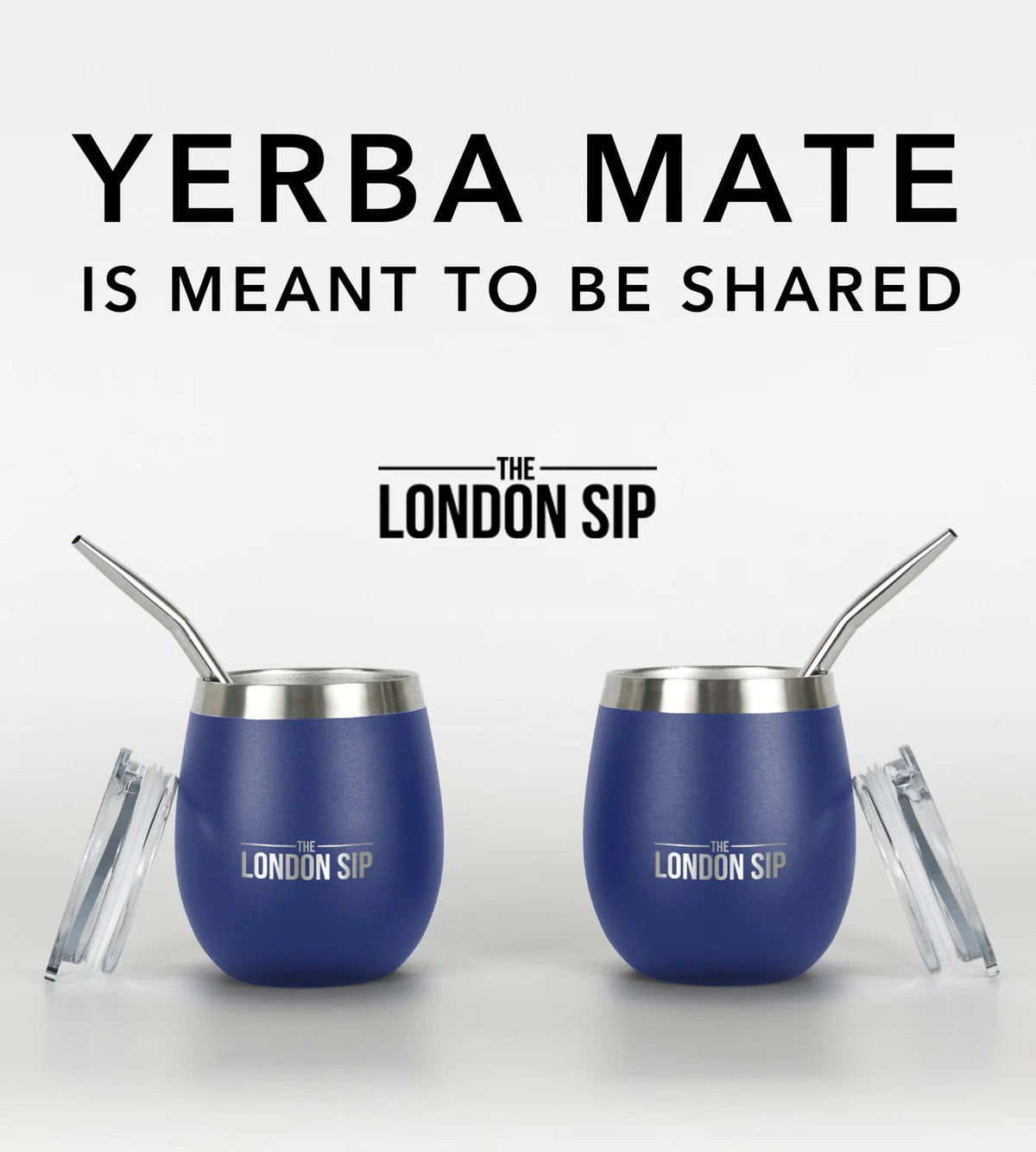 London Sip Yerba Mate Cup 8 oz / 250 ml (Set of 2) London Sip by Kitchen Niche